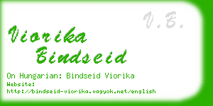 viorika bindseid business card